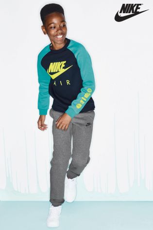 Nike Air Green/Black Long Sleeve Top